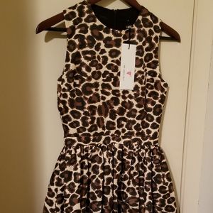 Animal print dress